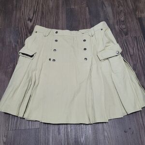 KiltMan Utility Kilt With Cargo Pockets Size 34 Khaki
